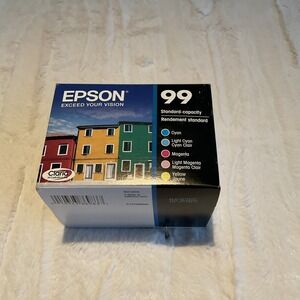 2018 Set Genuine Epson 99 T099 Color Ink T099920 Artisan 700 710 725 800 810 835